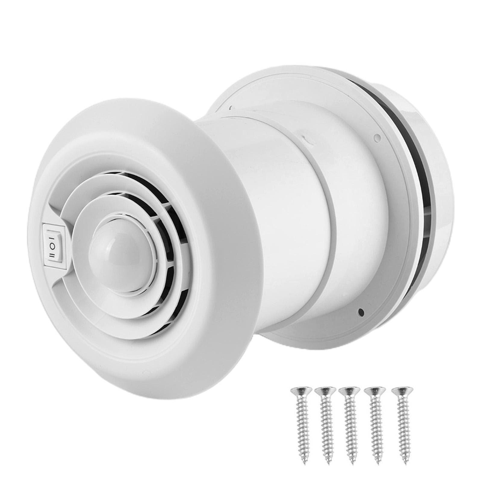 12V takvifte 4000Rmin LED lufttak ventilasjonsgitter rund for bobilreiser