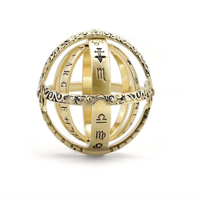 Sammenleggbar kosmisk ring / sfære Gold 18 mm
