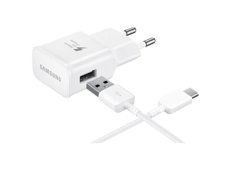 Hurtigoplader - vægoplader og opladningskabel med USB-C