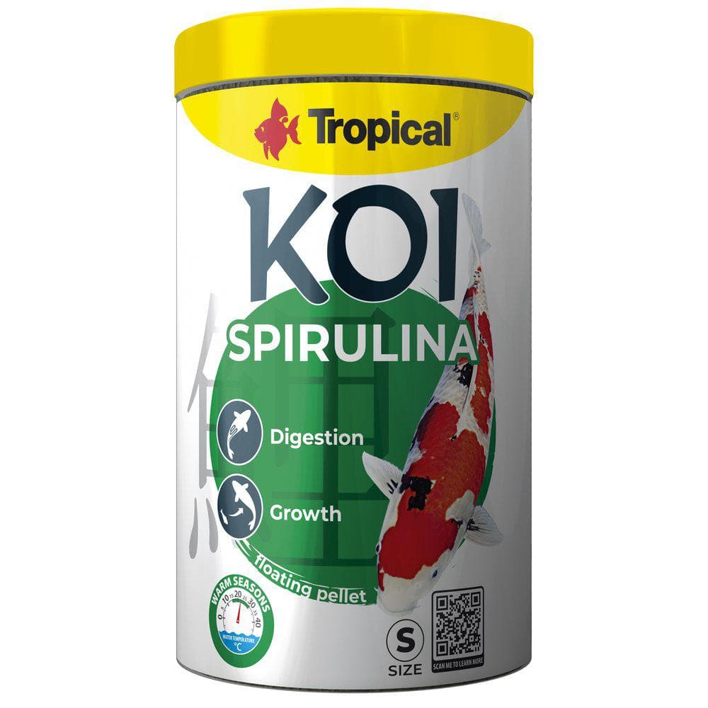 Tropical Koi Spirulina Pellet Size S - 1liter x