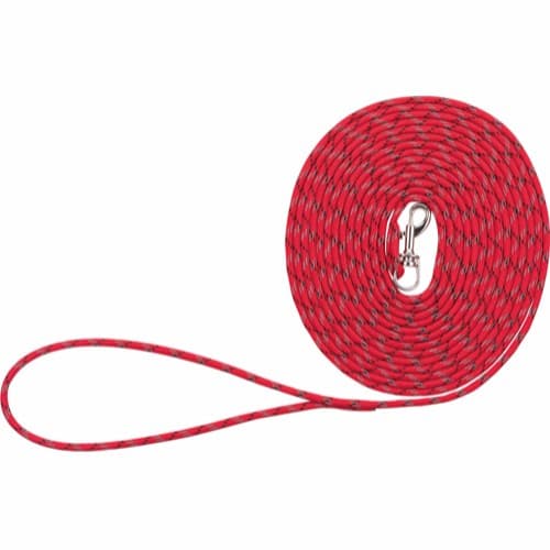 Trixie Junior Puppy Tracking Leash Langline Sporline Valp - 8 meter - Rød