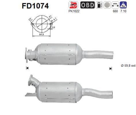Partikelfilter (DPF)