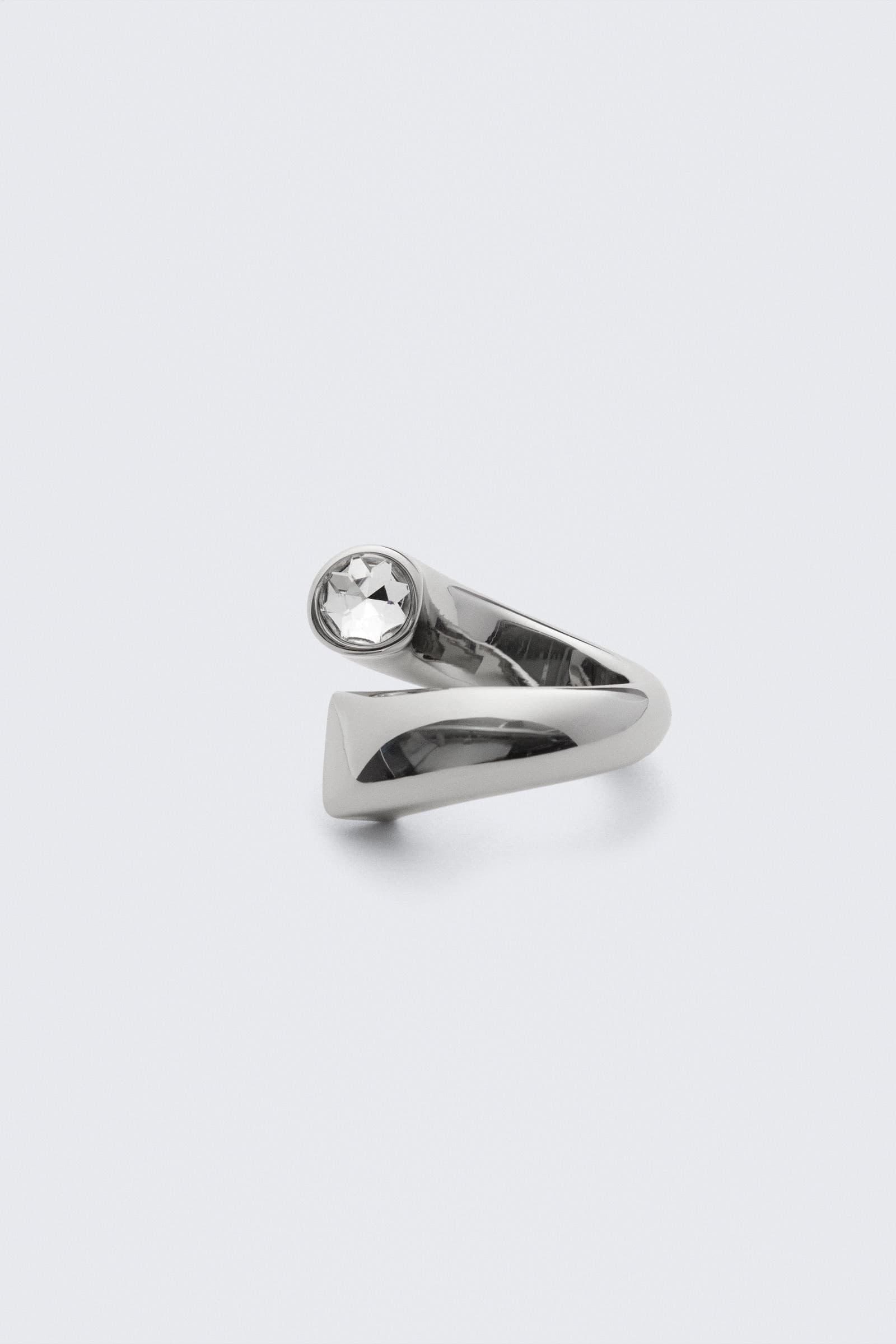 Open-Band Rhinestone Ring