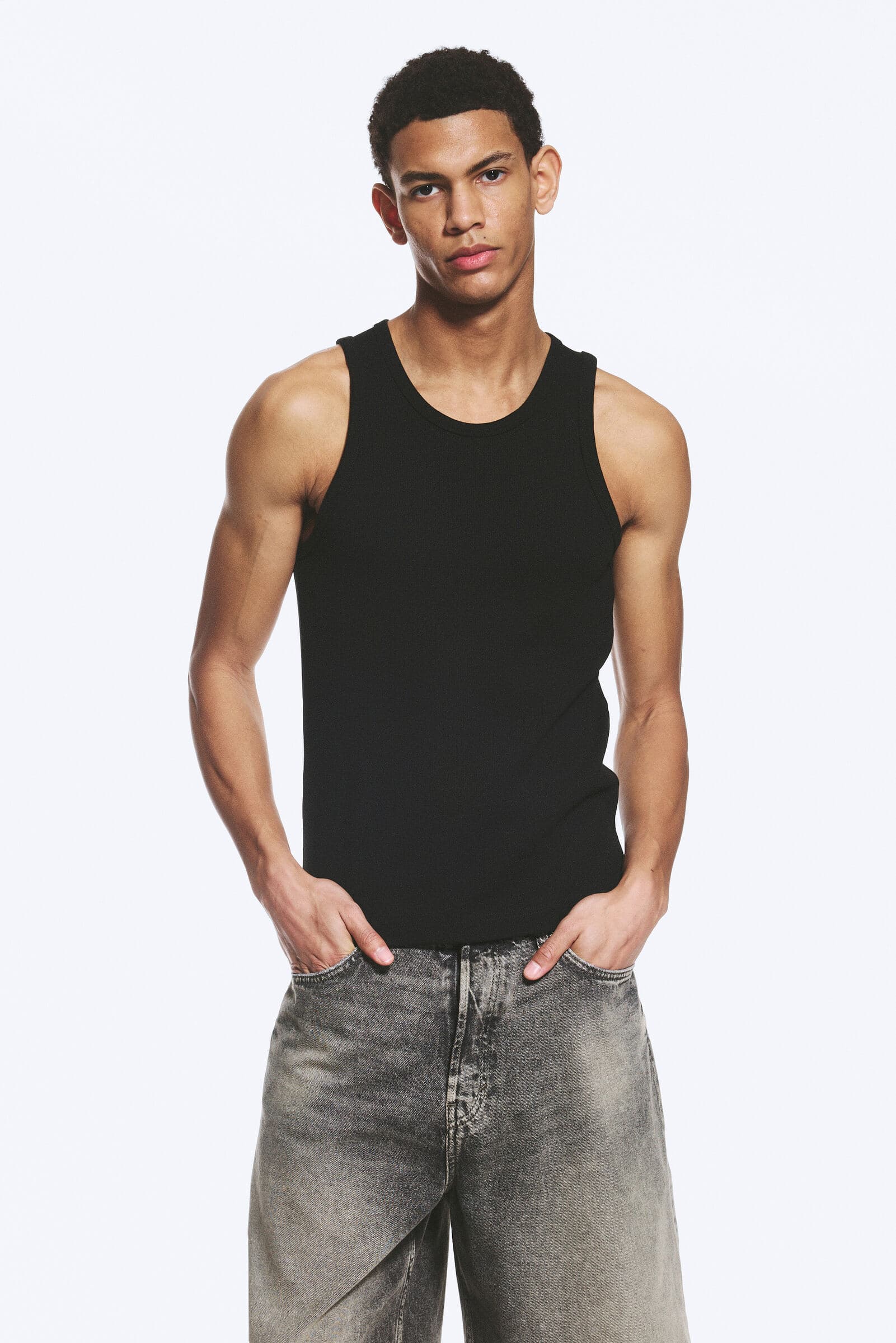 3-pakning klassisk tanktopp