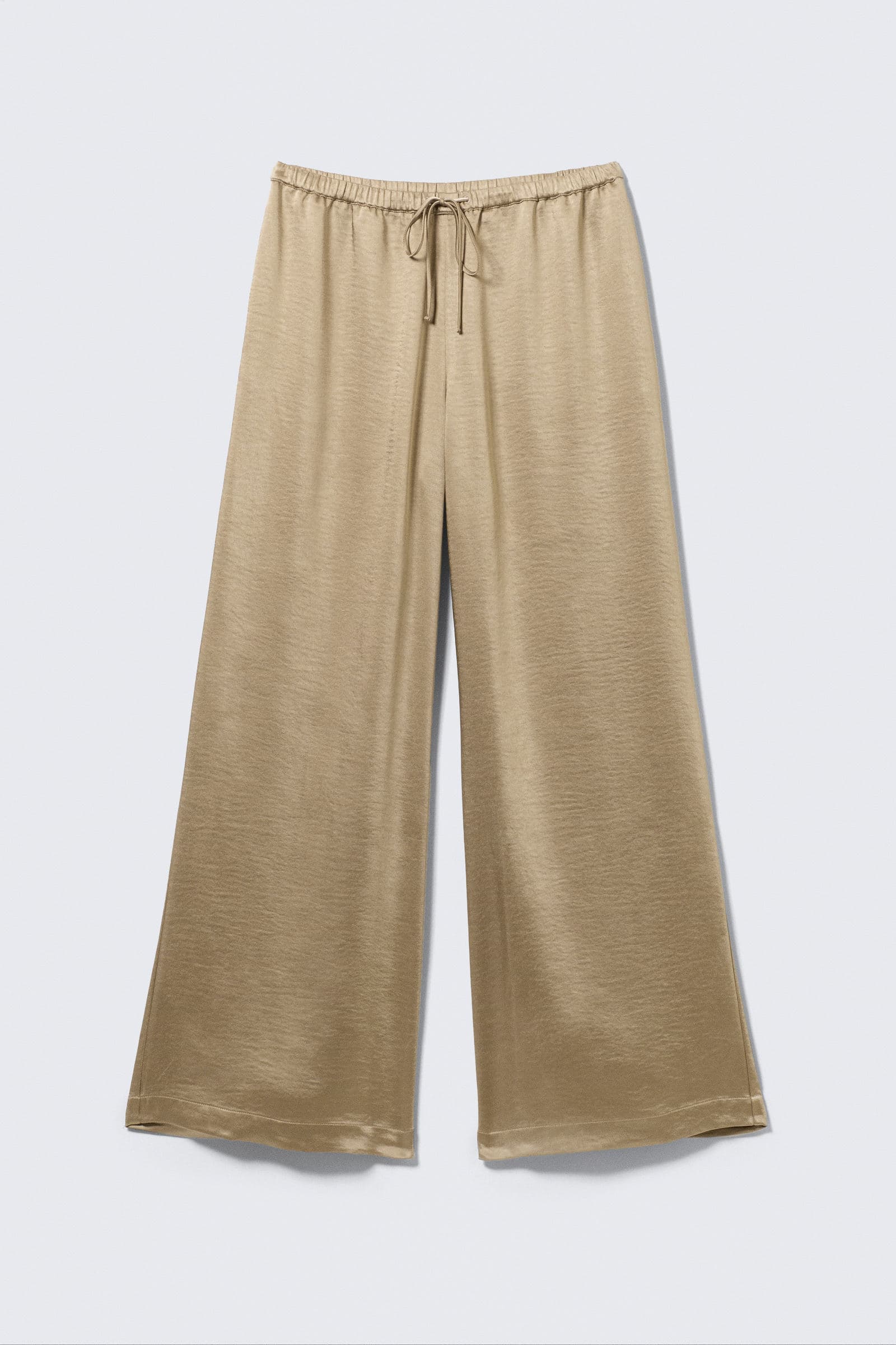 Vasket sateng pyjamasbukser