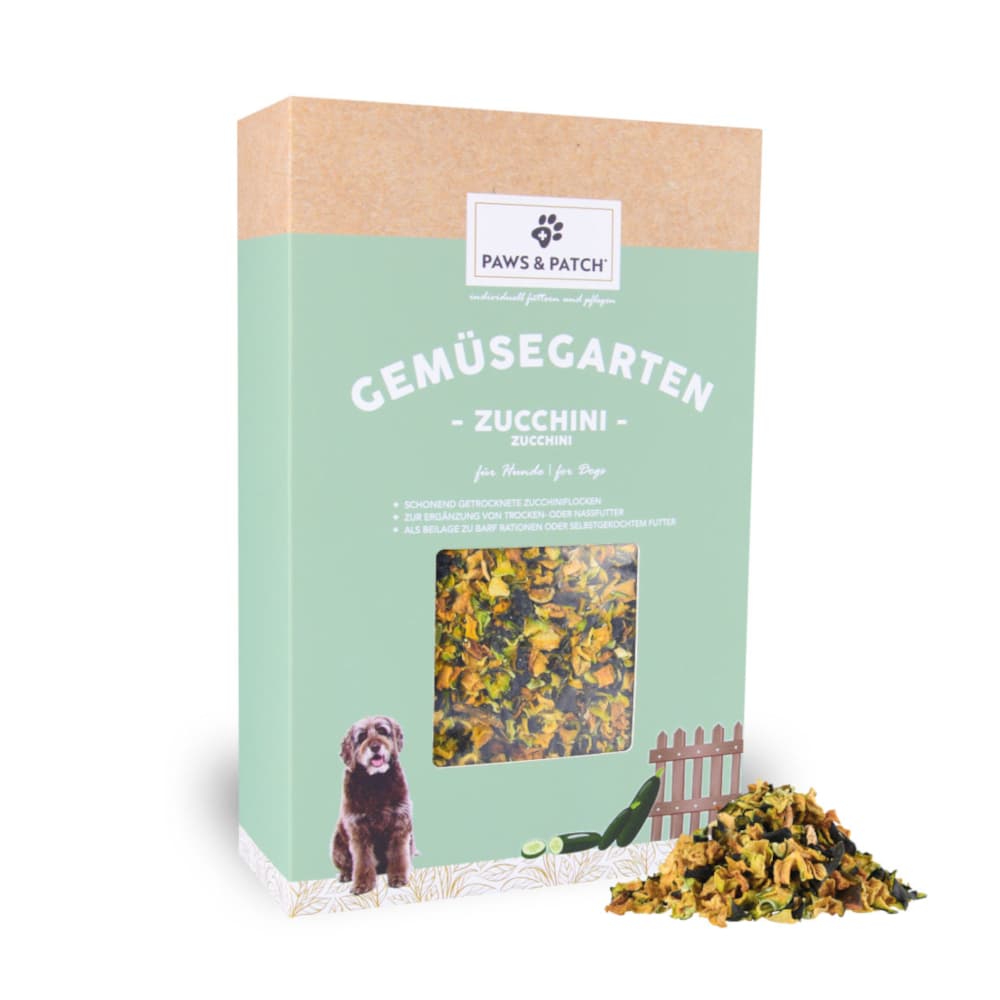 PAWS & PATCH Grønnsakshage zucchiniflak - 350 g