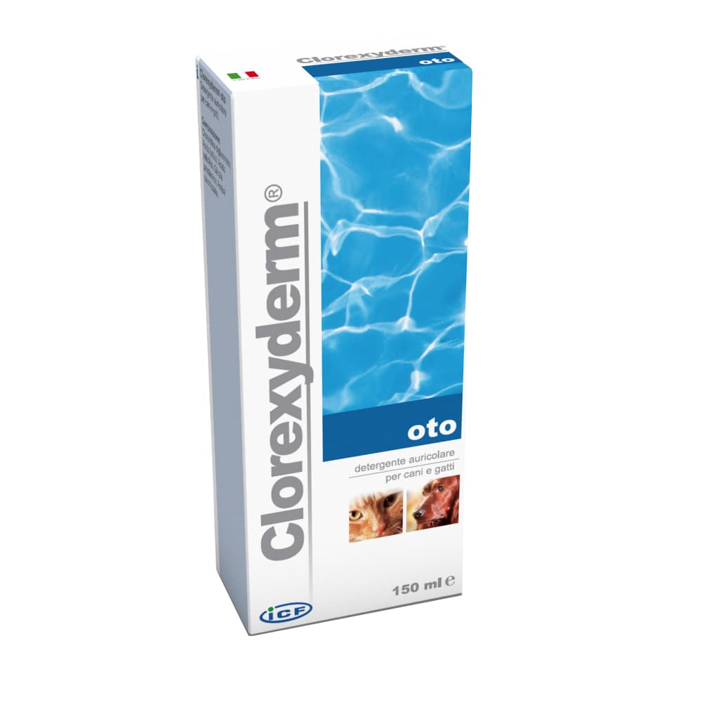 Clorexyderm Oto - flytende løsning for hår-/hudpleie - 150 ml