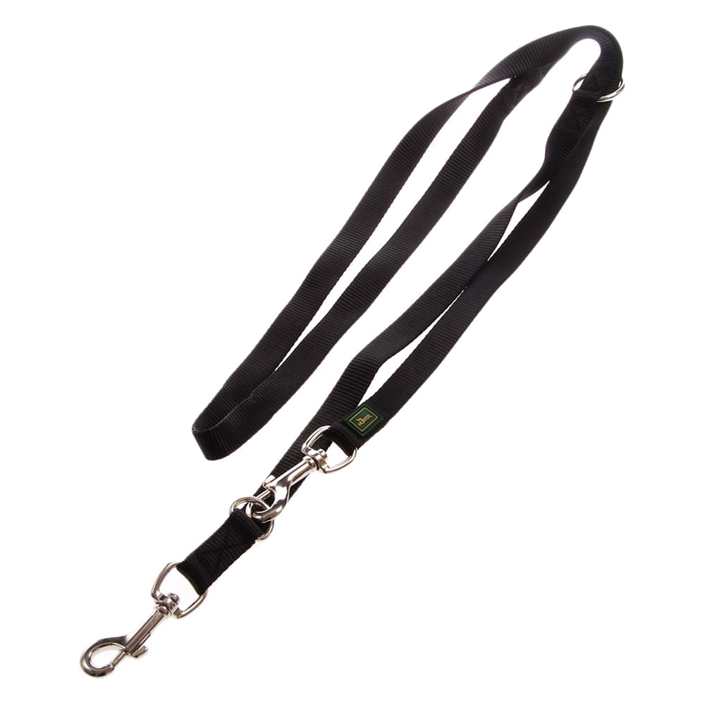 Hunter Vario Basic hundebånd, svart - L 200 cm, B 15 mm