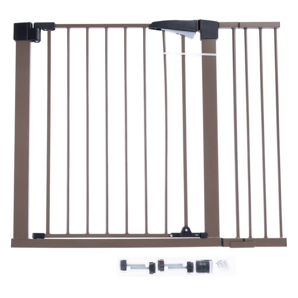 TIAKI Brun hundebeskyttelse med sidepanel - Høyde 78 cm, bredde 77 til 103 cm