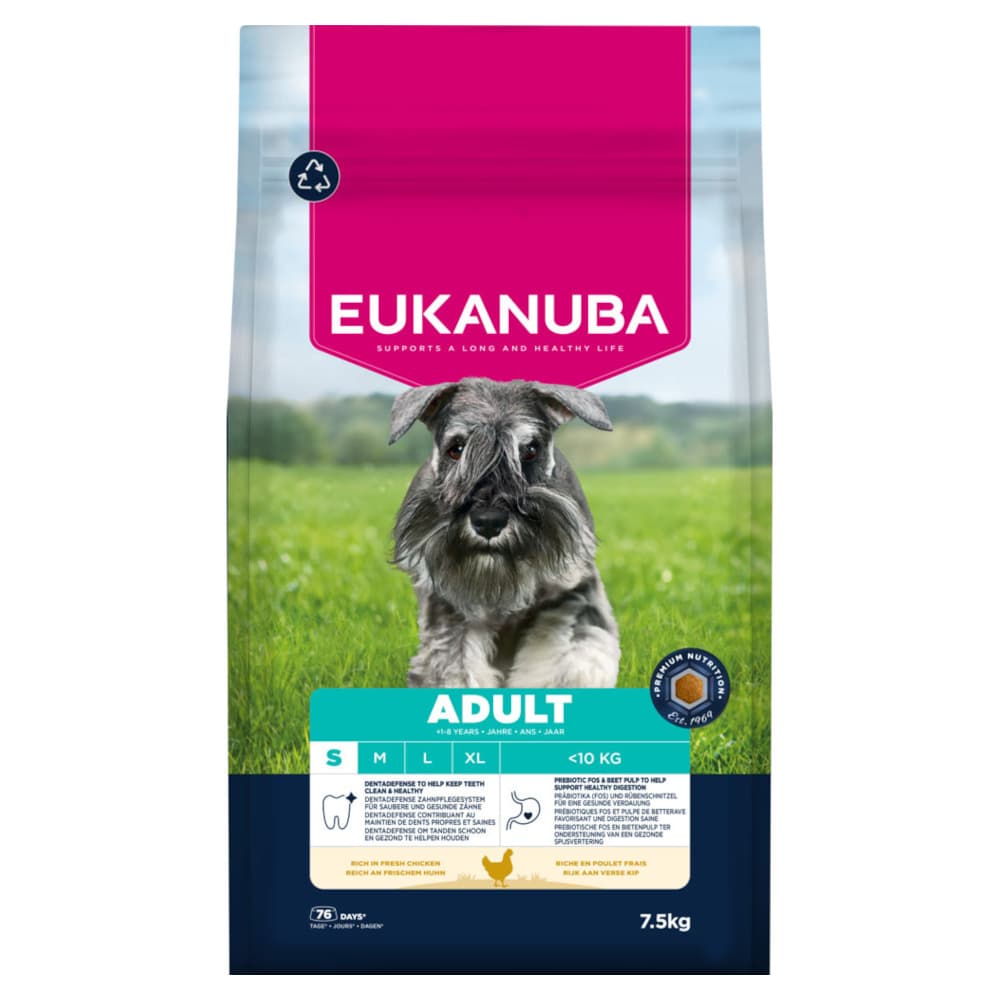 Eukanuba Premium Nutrition Adult Small Breed Kylling - 7,5 kg