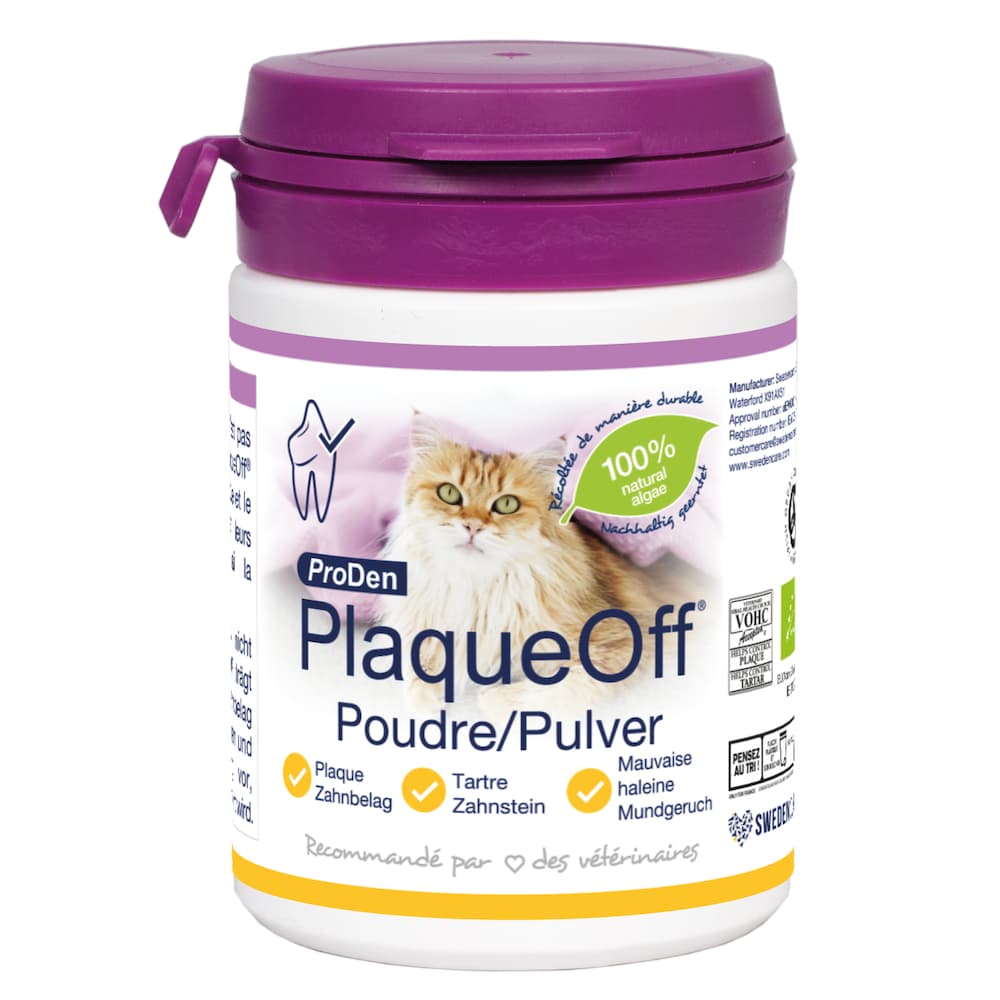 ProDen PlaqueOff økologisk tannpleie for katter - PlaqueOff pulver 40 g