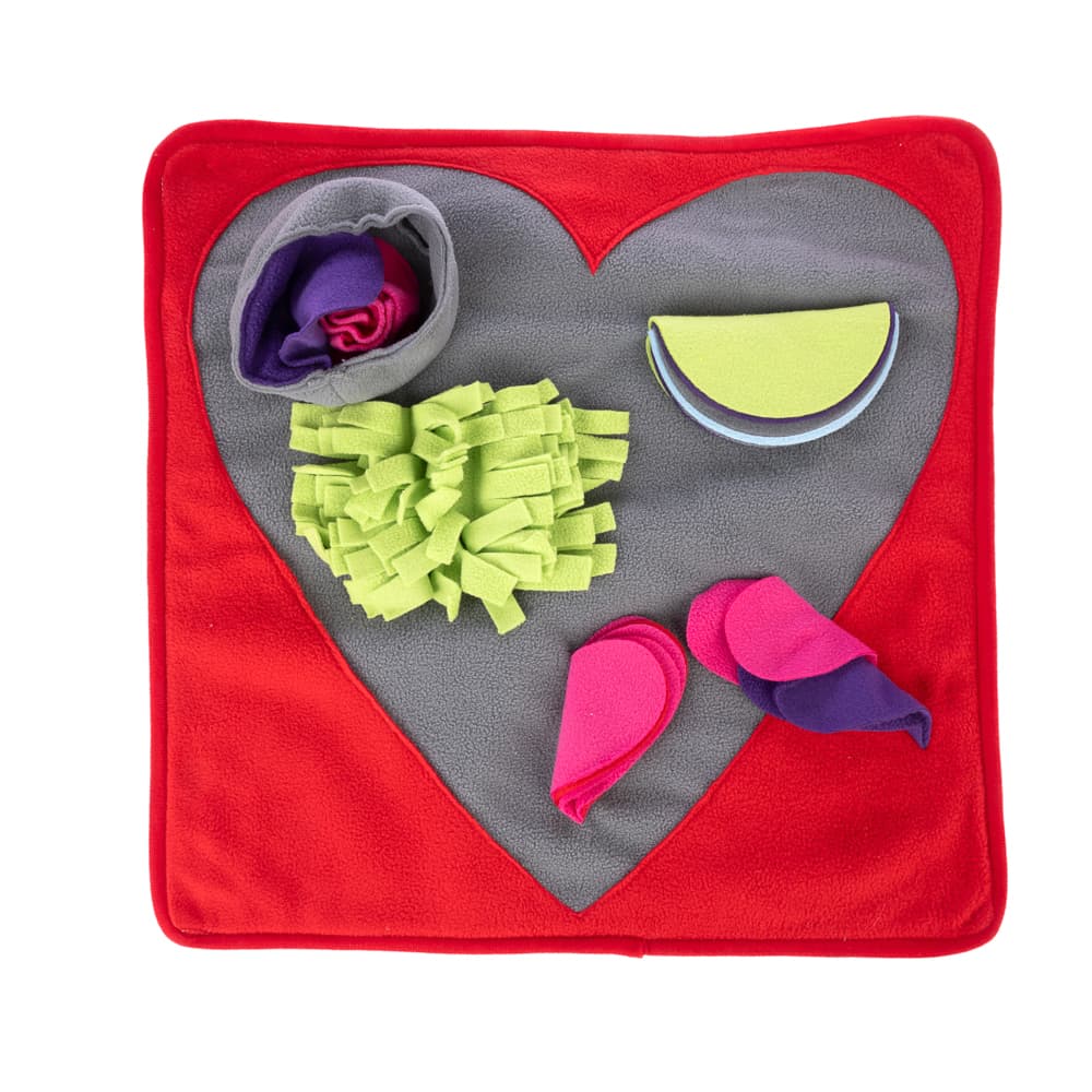 TIAKI snuseteppe hjerte - L 50 x B 50 cm