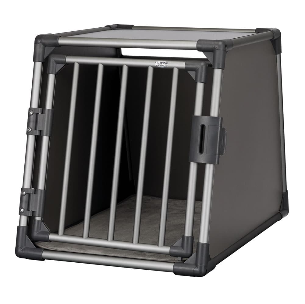 Trixie Aluminium grafitt transportbur  - M-L: B 61 x T 86 x H 65 cm