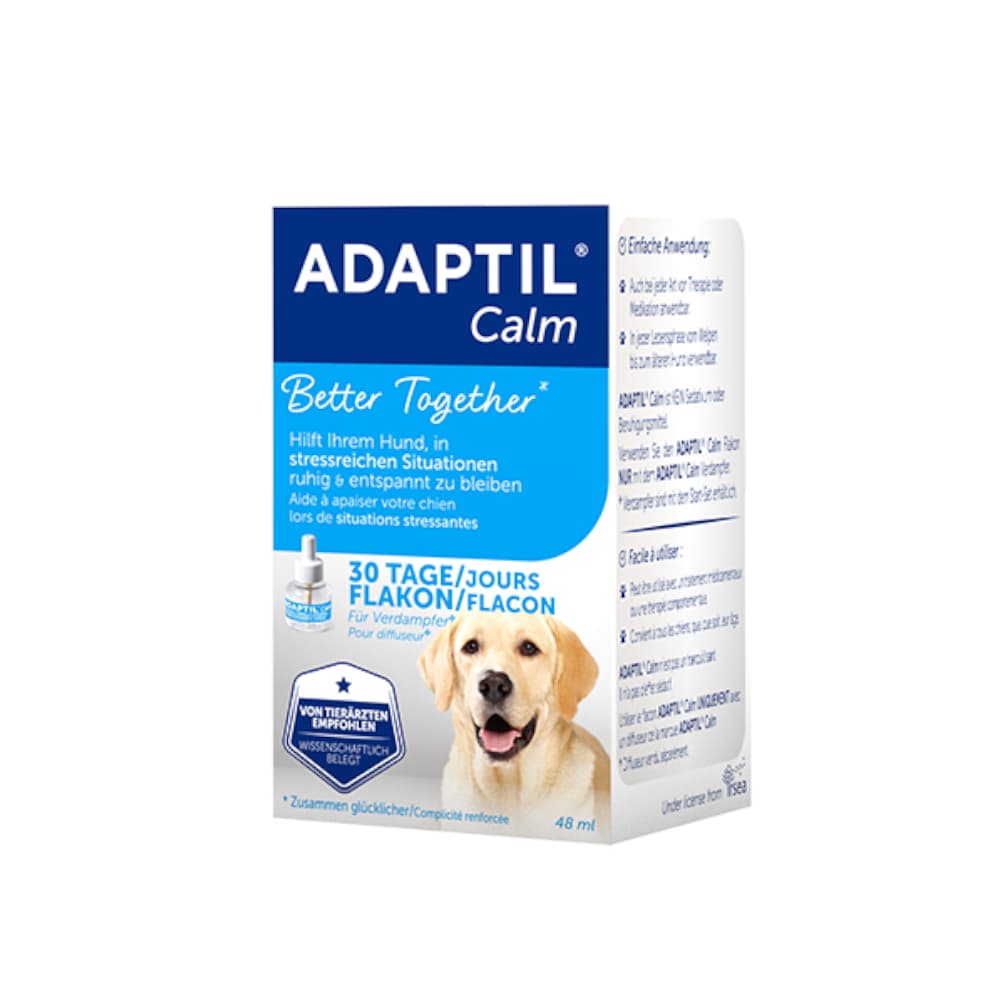 ADAPTIL® Calm start-sett fordamper + flaske 48 ml  - 48 ml Calm etterfylling (uten Diffusor)