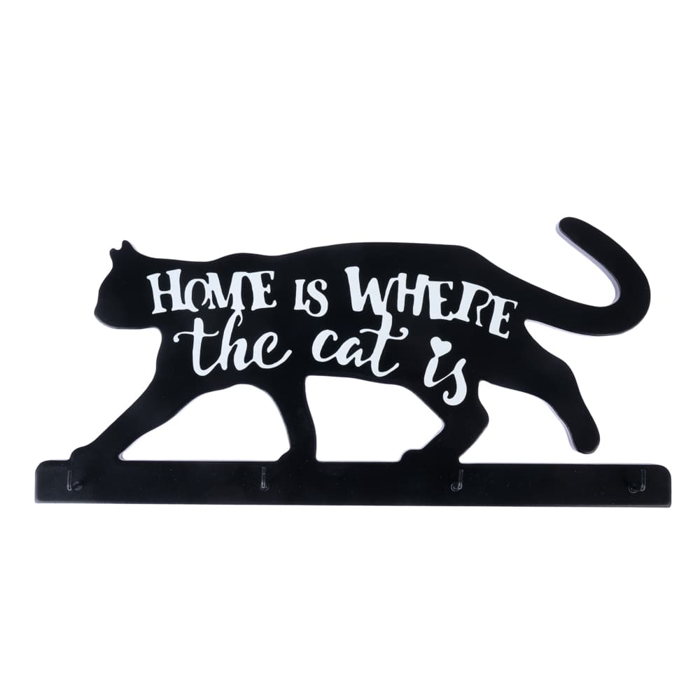 TIAKI nøkkelbrett "Home Is Where The Cat Is" - 1 stk