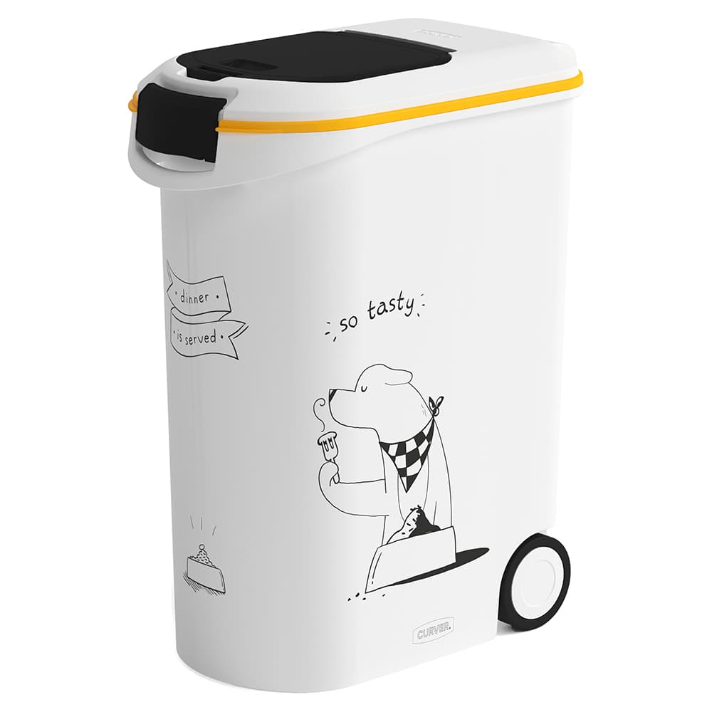 Curver tørrfôrbeholder hundesilhuett  - opptil 20 kg tørrfôr