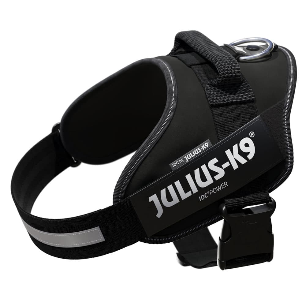 JULIUS-K9 IDC® hundesele, svart - Str. 1: Brystomfang 63 - 85 cm