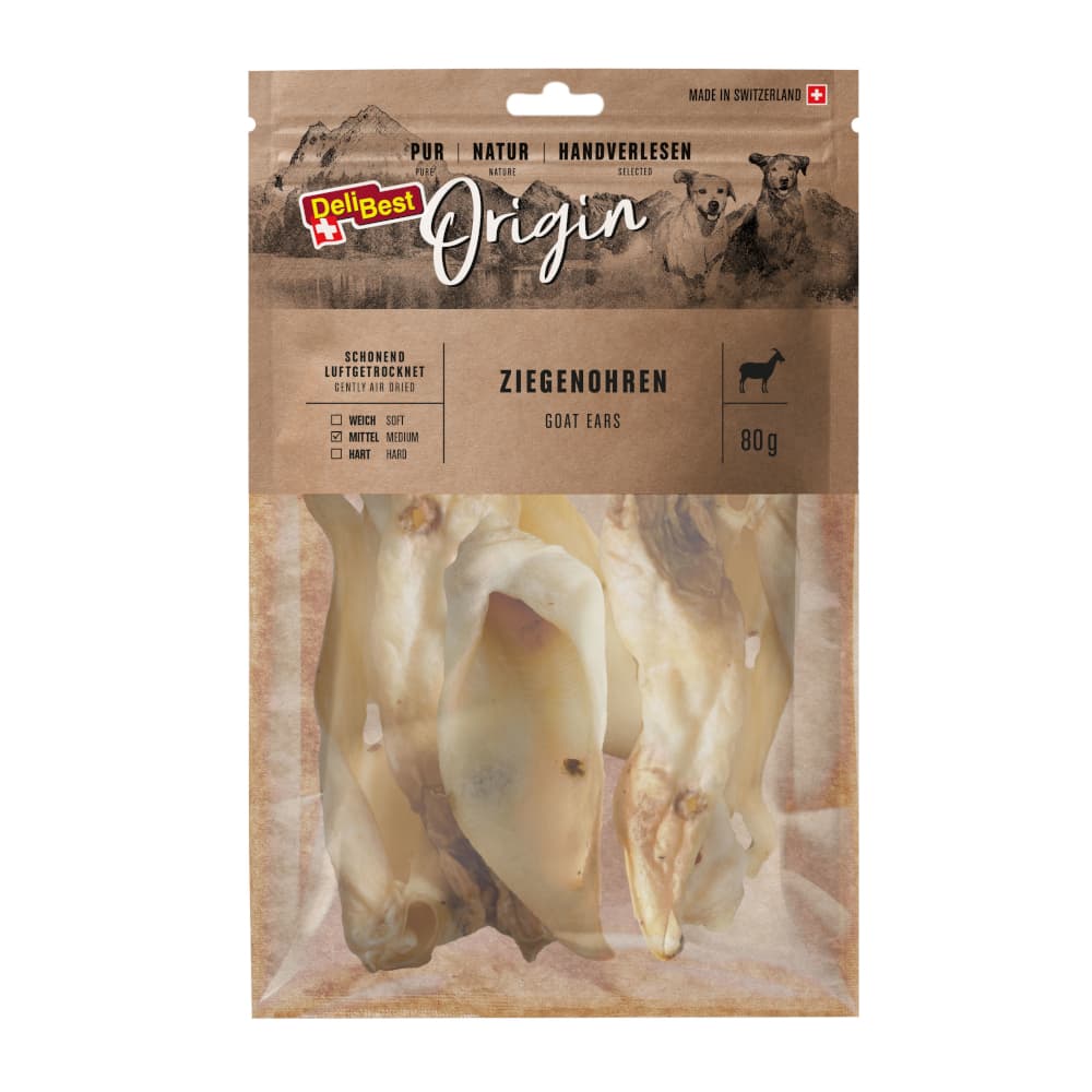 DeliBest Origin geiteører - 80 g