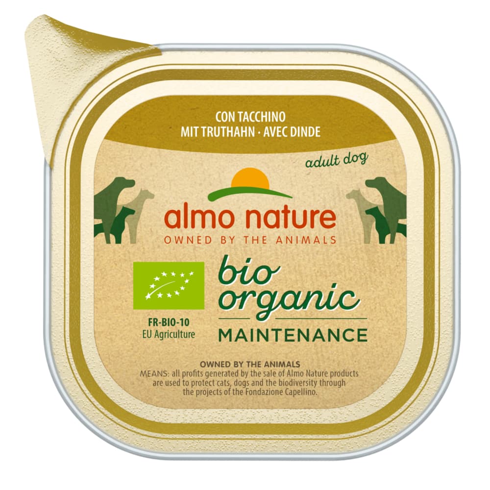 Almo Nature økologisk Maintenance 6 x 100 g - Økologisk kalkun