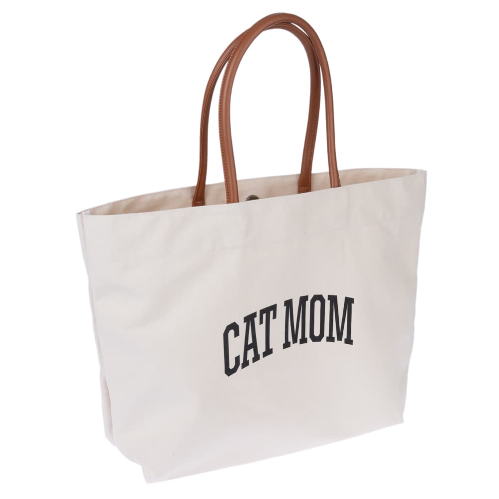 TIAKI handlenett i lerret "Cat Mom" - 1 stk
