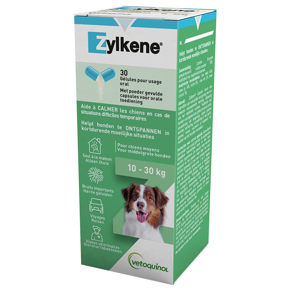 Zylkene Kapsler 225 mg Hund 10 - 30 kg - 30 Stk