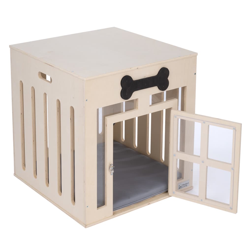 Modern Living Innendørs hundebur Borlänge - L 58,5 x B 58,5 x H 64 cm