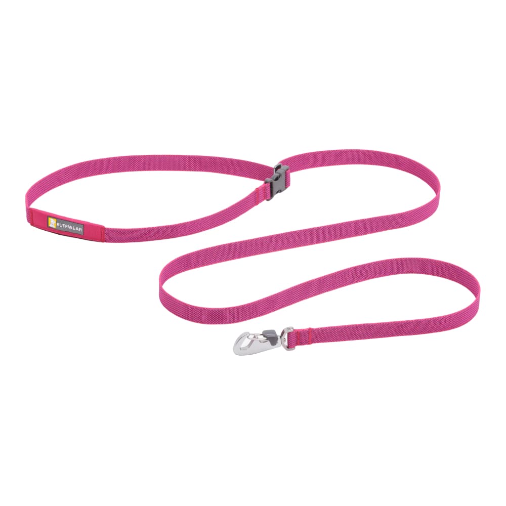 RUFFWEAR Flagline-bånd - Alpine Pink, 190 cm lang, 20 mm bred