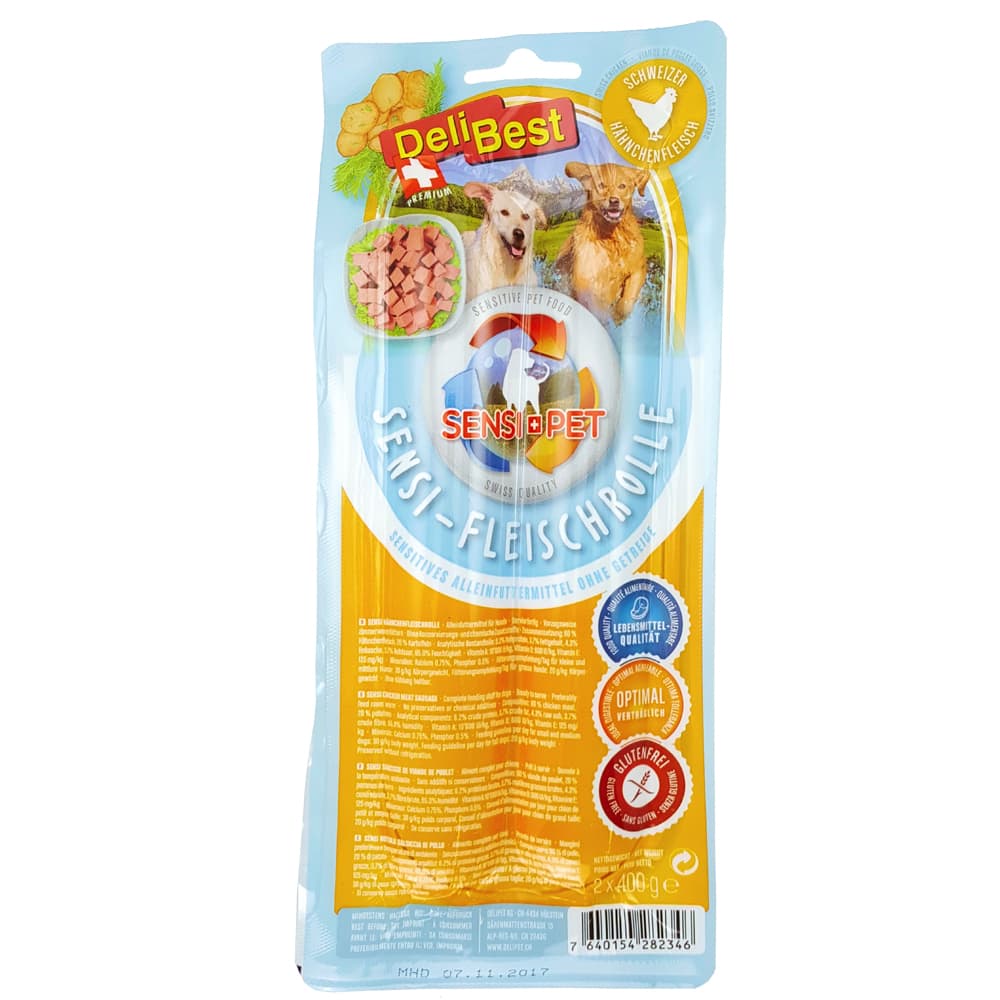DeliBest Sensi Kjøttrull Kylling -  2 x 400 g