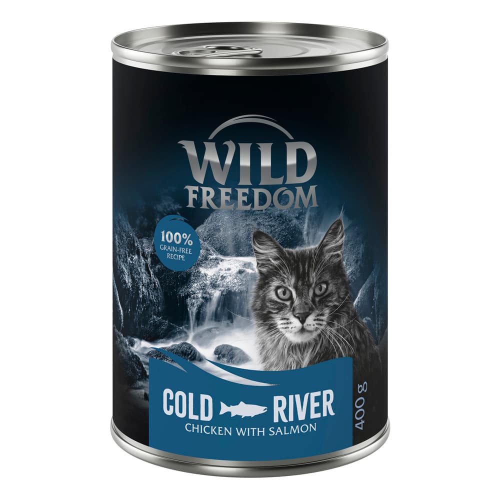 Wild Freedom Adult 6 x 400 g - Cold River - Laks & kylling