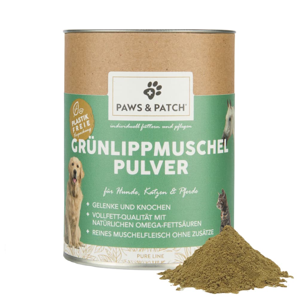 PAWS & PATCH grønnleppet musling-pulver - 250 g