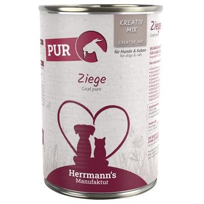 Herrmann's Pure Meat økologisk 6 x 400 g - Geit