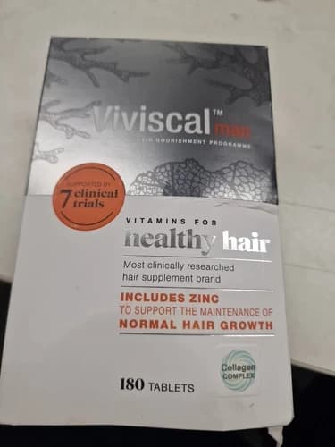 Viviscal Man Hårvitaminer 180 tabletter med Biotin & Sink