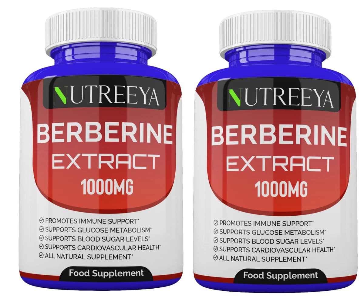 BERBERINE 1000mg Høy Styrke, 360 Tabletter – Blodsukker & Immunforsvar, 12 Måneders Forbruk
