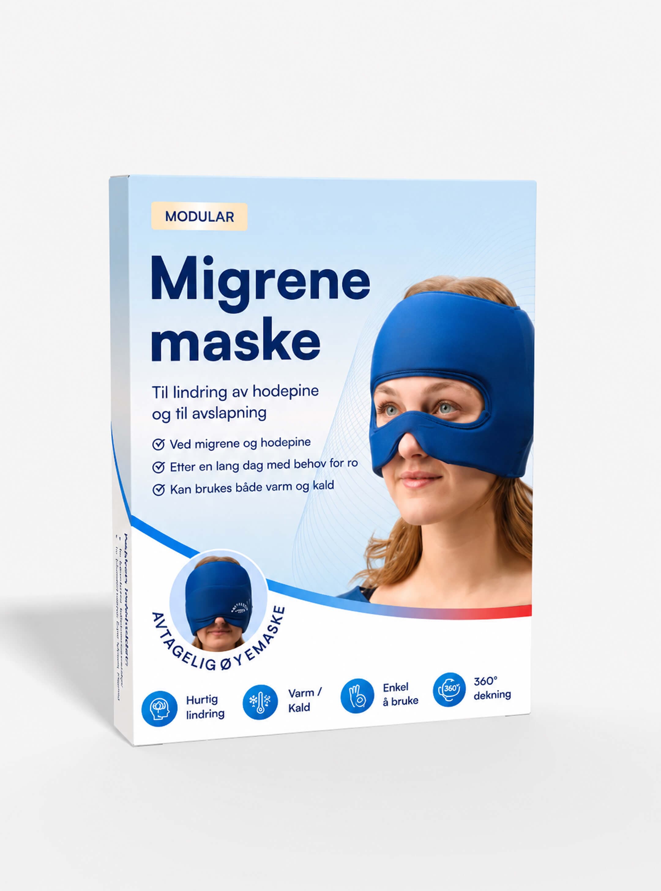 Migrenemaske Nattelyst&trade; (Modular)