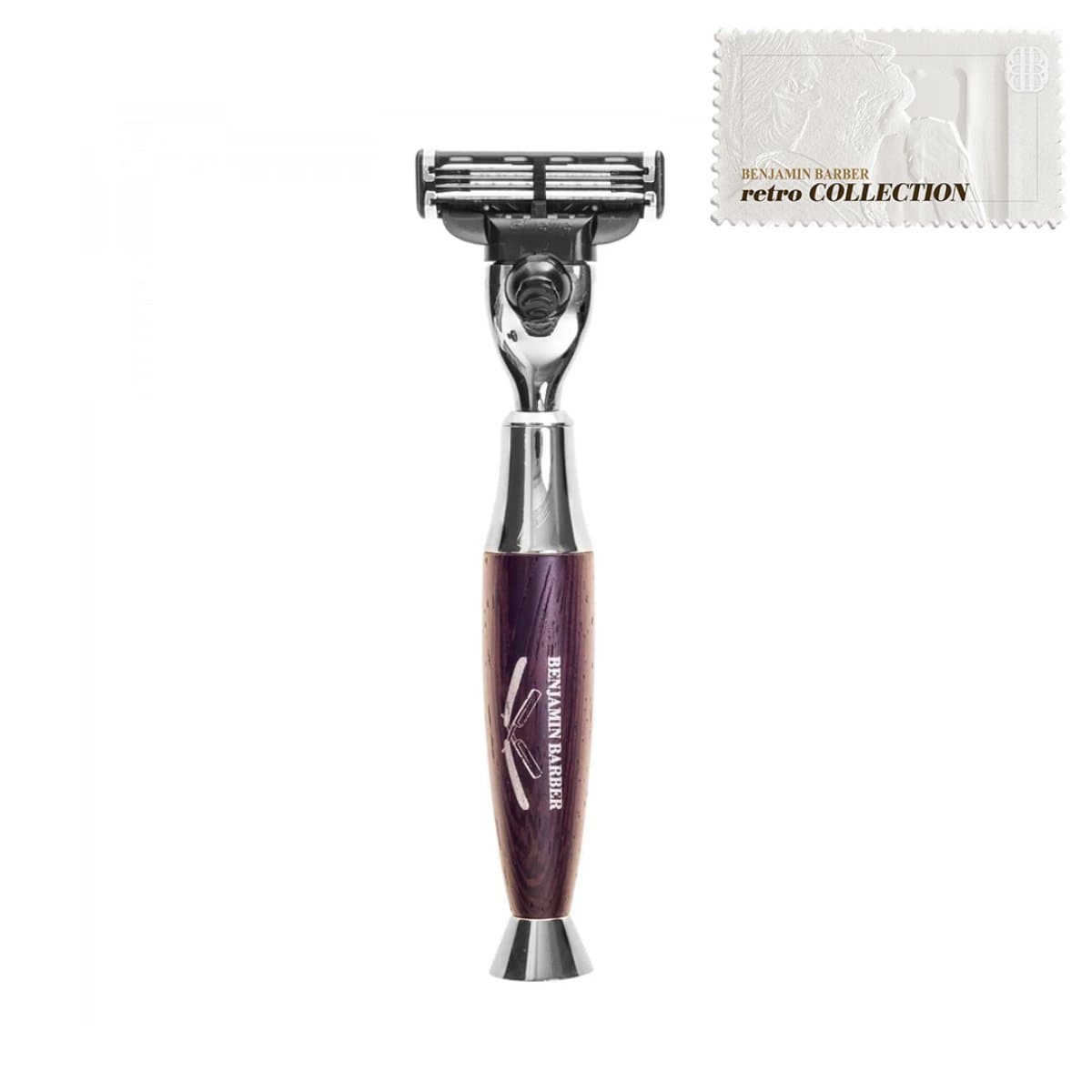 Benjamin Barber Barberhøvel Marquise Mach3 - Retro Collection