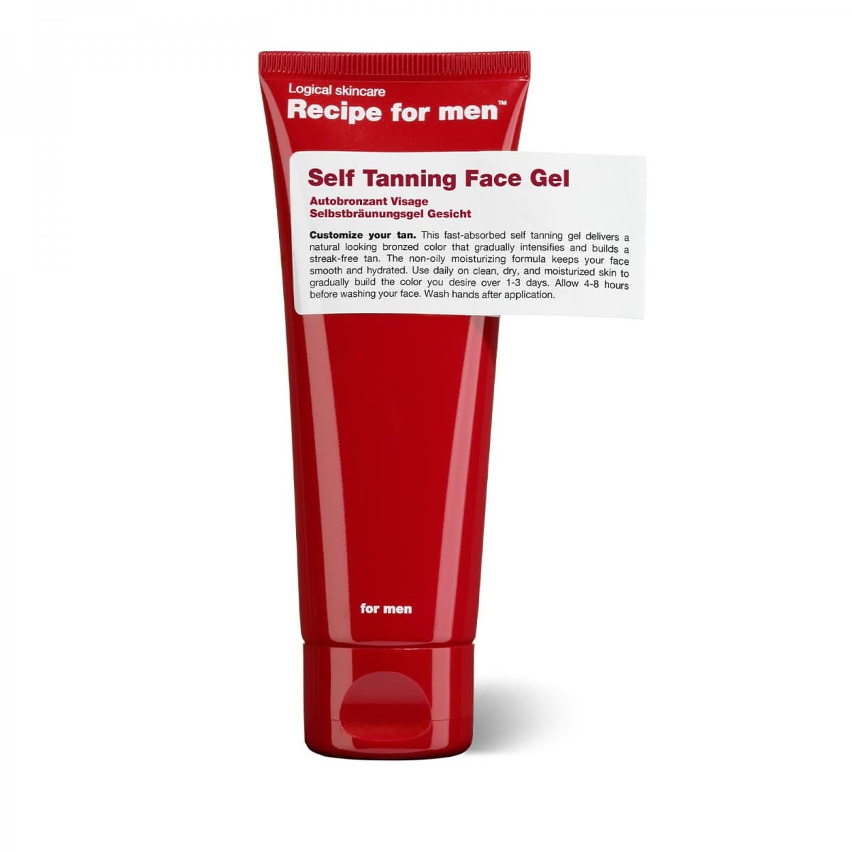 Recipe for men Self Tanning Face Gel