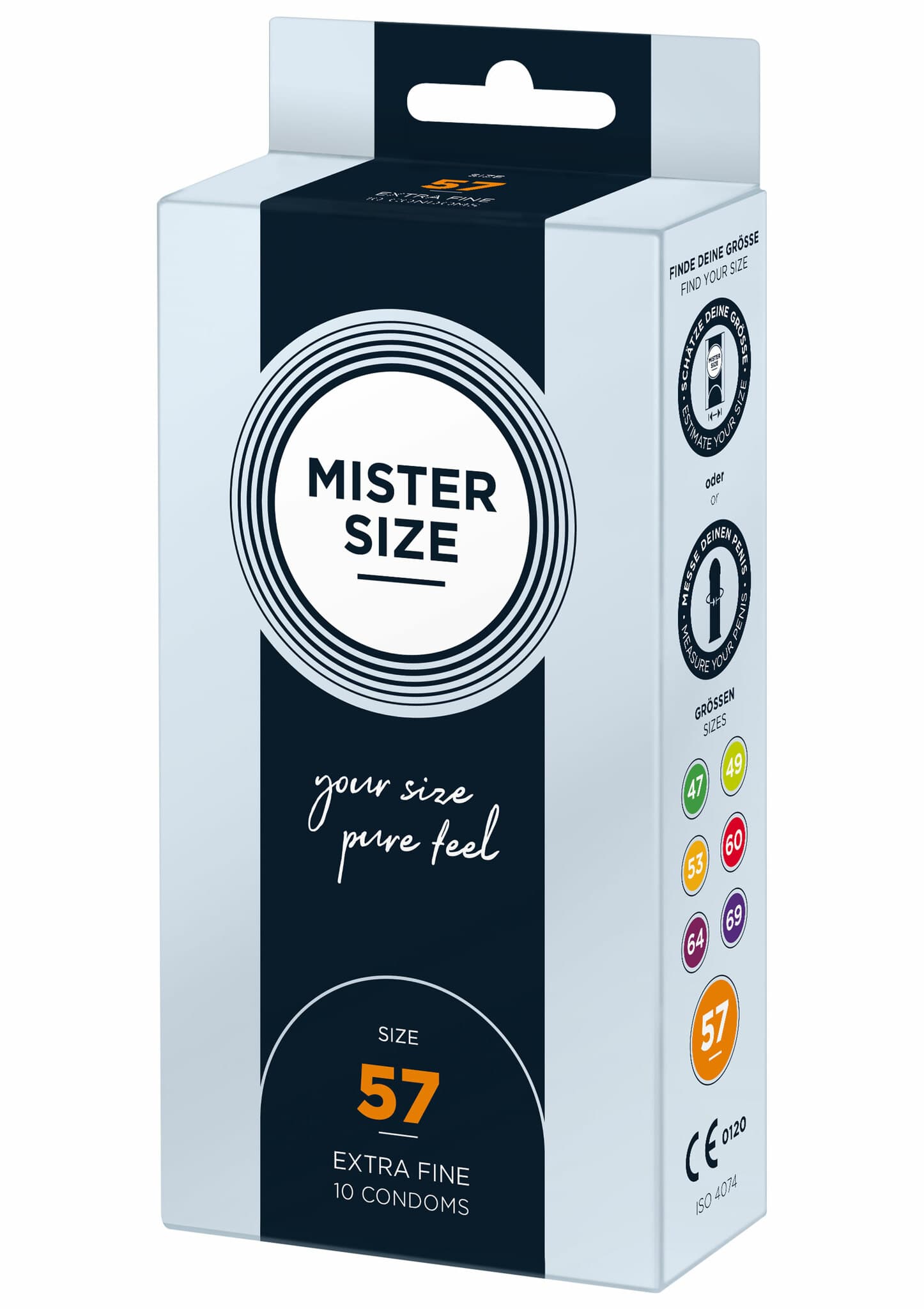 Mister Size Kondomer - 57 mm: 10