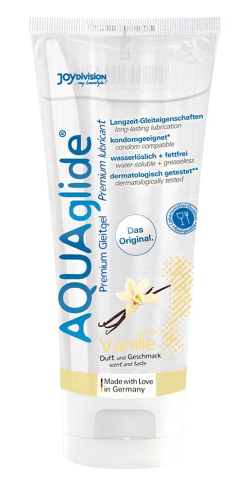 AQUAglide Glidemiddel med smak av Vanilje 100 ml