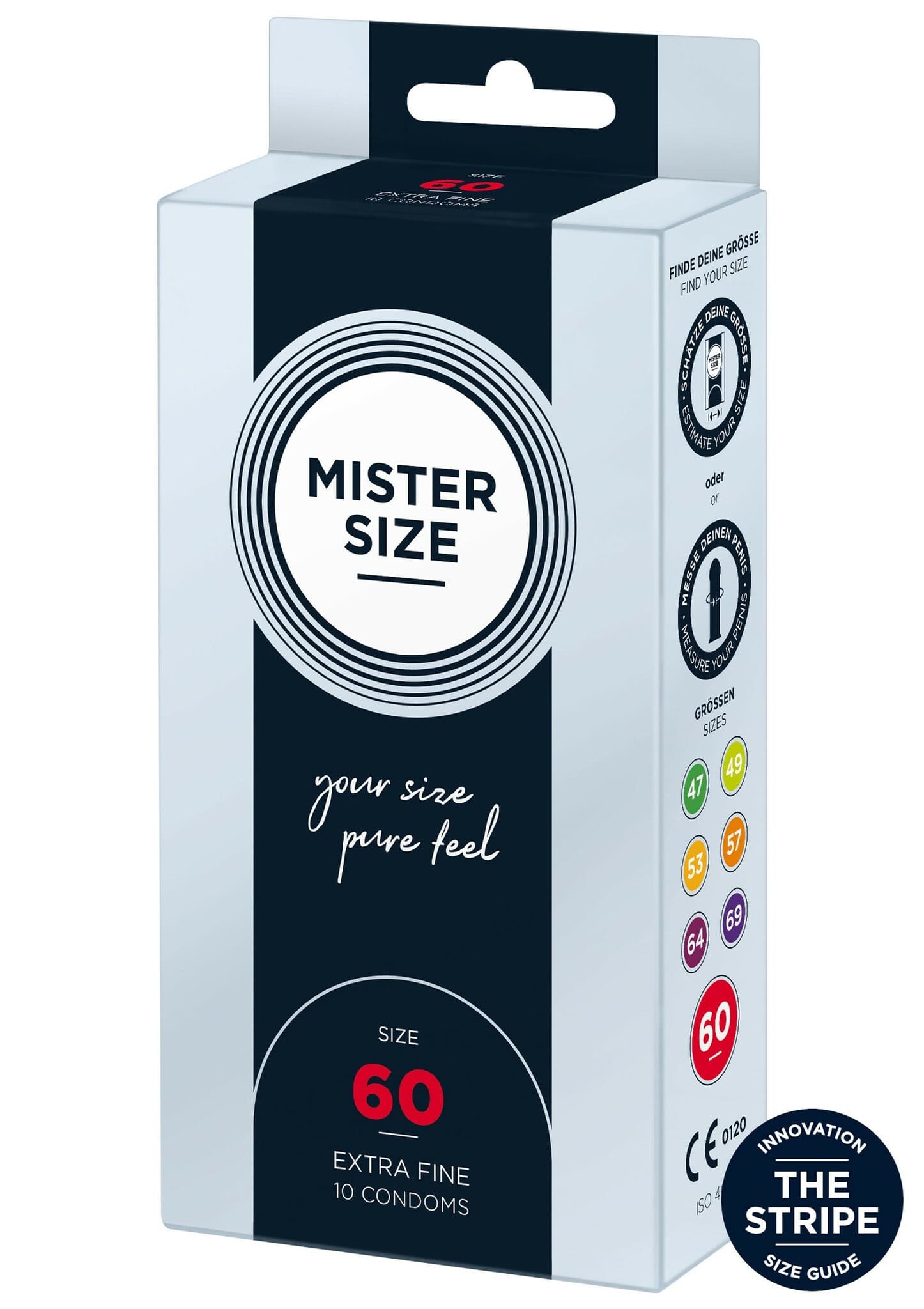Mister Size Kondomer - 60 mm: 10 stk