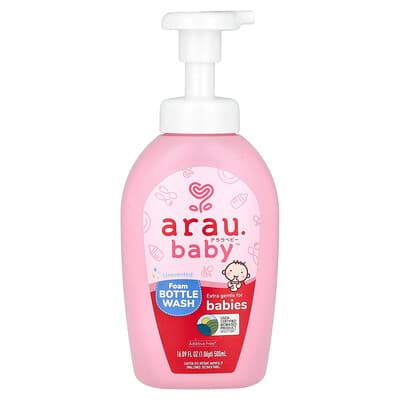 arau.baby, Skumflaskesåpe, uparfymert, 500 ml