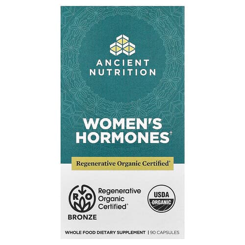 Ancient Nutrition, Hormoner for kvinner, 90 kapsler
