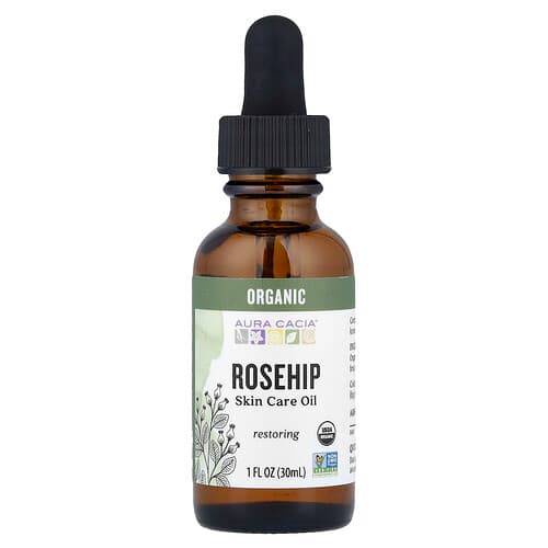 Aura Cacia, Hudpleieolje, økologisk nype, 30 ml