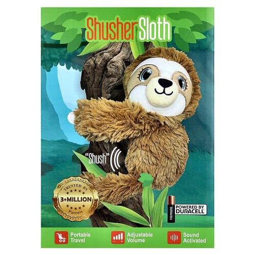 Baby Shusher, Shusher Sloth, lydmodul for kosedyr, 1 stk.