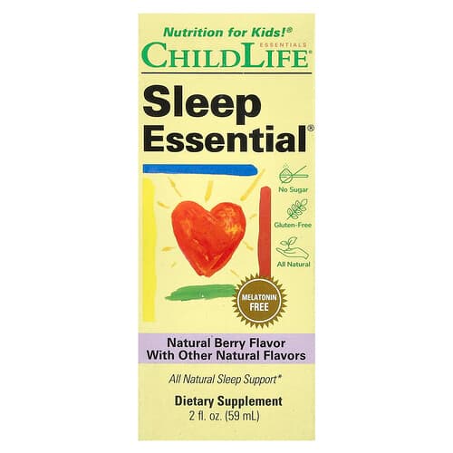 ChildLife Essentials, Barn, Søvn Nødvendig®, Naturlig Bær, 2 fl oz (59 ml)