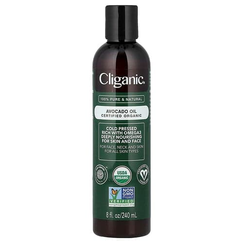 Cliganic, Økologisk avokadoolje, 240 ml
