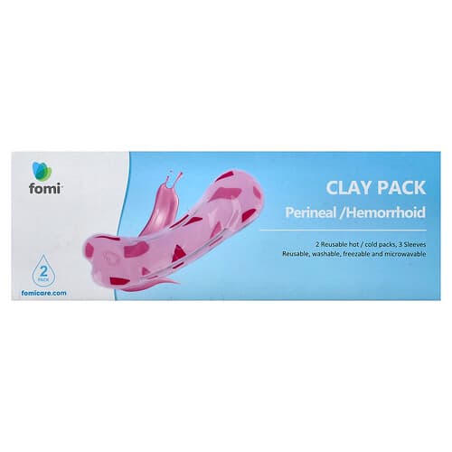 FOMI, Leirepakke, perineal/hemoroide, 2-pakning, 3 ermer