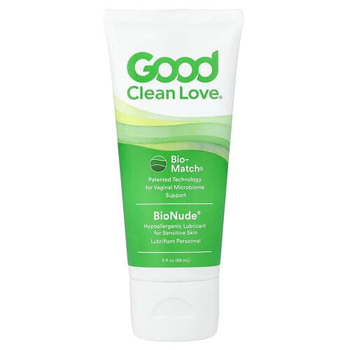 Good Clean Love, Bio-Match®, BioNude®, Hypoallergenisk glidemiddel, For sensitiv hud, 88 ml