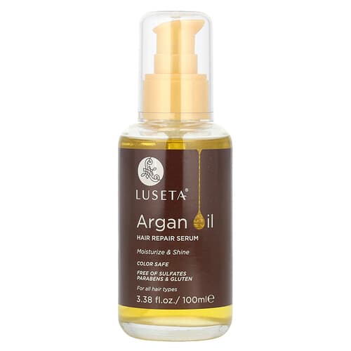Luseta Beauty, Arganolje, hårreparasjonsserum, 3.38 fl oz (100 ml)