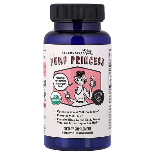 Legendairy Milk, Pump Princess, 60 veganske kapsler