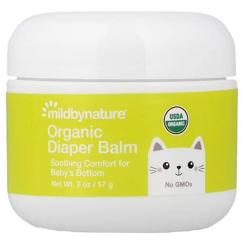 Mild By Nature, Økologisk bleiebalsam, 2 oz (57 g)